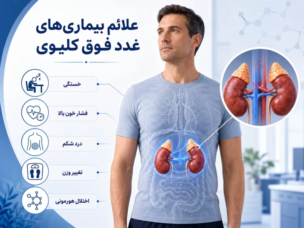 علائم بیماری های غدد فوق کلیوی