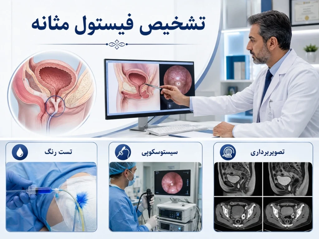 تشخیص فیستول مثانه
